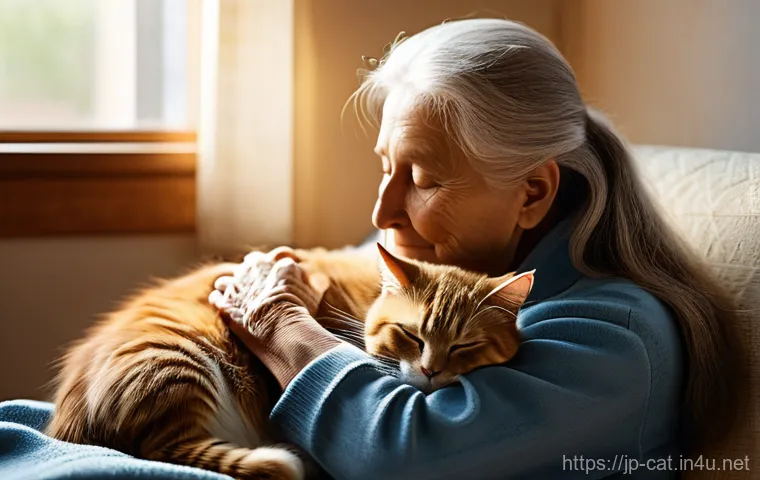 고양이 멘탈 건강 관리 - **Prompt:** A dynamic and joyful indoor shot capturing a playful interaction between a male owner, i...