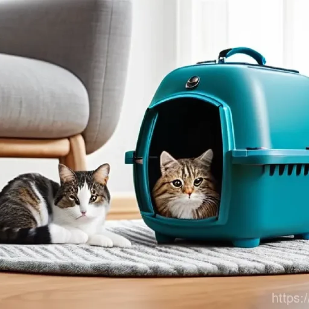 고양이와 강아지 공존법 - **Prompt 1: Gentle First Meeting - Scent Introduction**
    "A heartwarming and serene indoor scene ...