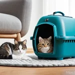 고양이와 강아지 공존법 - **Prompt 1: Gentle First Meeting - Scent Introduction**
    "A heartwarming and serene indoor scene ...